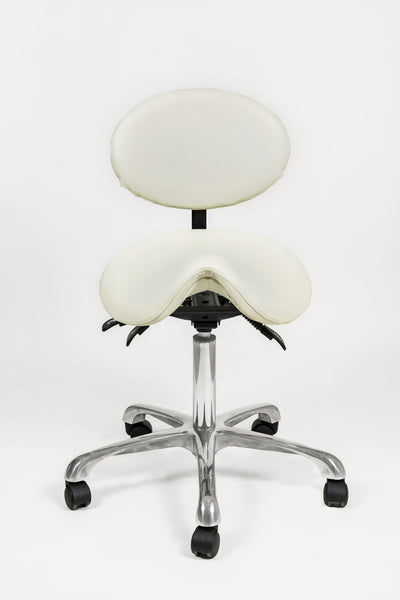 Dermapeu Technician stool for nail salon beauty stool backrest adjustable