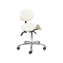 Dermapeu Technician stool for nail salon beauty stool backrest adjustable