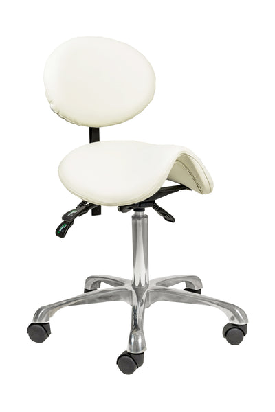 Dermapeu Technician stool for nail salon beauty stool backrest adjustable